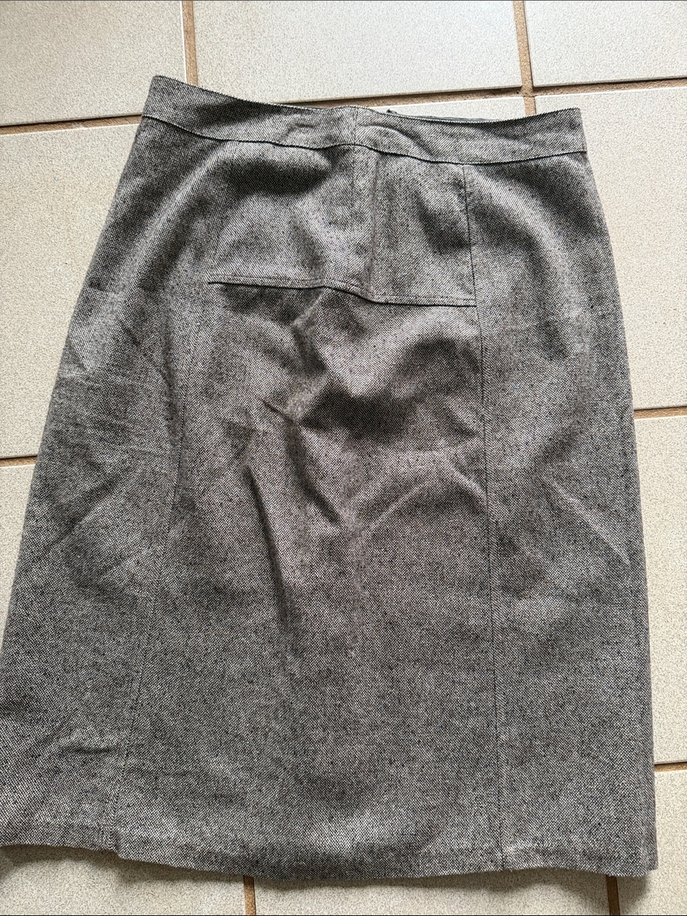 GAP Gray Tweed Pencil Skirt